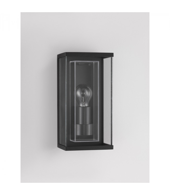 Regina Outdoor Wall Lantern Anthracite Aluminium Clear Glass LED E27 IP65-3