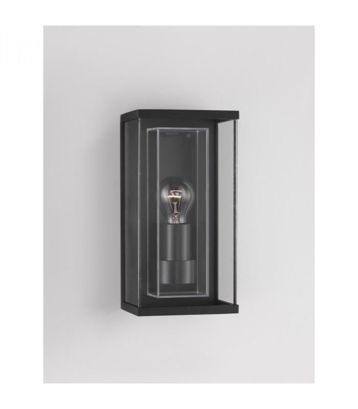 Regina Outdoor Wall Lantern Anthracite Aluminium Clear Glass LED E27 IP65-4