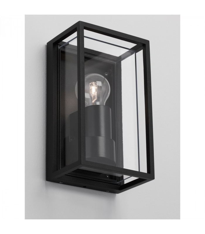 Regina Outdoor Wall Lantern Anthracite Aluminium Clear Frost Acrylic LED E27 IP65-9