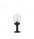 Omika Outdoor Pedestal Light Dark Grey Aluminium Clear Glass LED E27 IP54-1