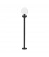 Omika Outdoor Bollard Dark Grey Aluminium Clear Glass LED E27 IP54-1