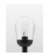 Omika Outdoor Bollard Dark Grey Aluminium Clear Glass LED E27 IP54-6