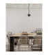 Omika Globe Pendant Ceiling Light Dark Grey Aluminium Glass LED E27 110-240 Volt IP54-3