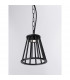 Carina Wire Frame Pendant Ceiling Light Black Aluminium LED 6W 279.09 Lm 3000K IP65-1