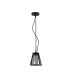 Carina Wire Frame Pendant Ceiling Light Black Aluminium LED 6W 279.09 Lm 3000K IP65-2