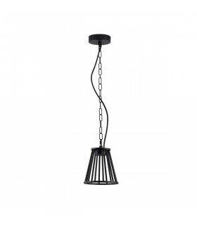 Carina Wire Frame Pendant Ceiling Light Black Aluminium LED 6W 279.09 Lm 3000K IP65-2