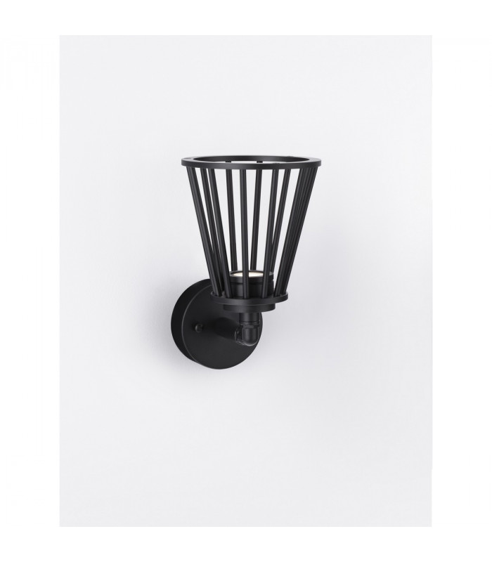 Carina Wall Lamp Black Aluminium LED 6W 279.09 Lm 3000K IP65-4