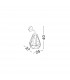 Isidora Wall Lamp Black Aluminium Clear Glass LED E27 IP54-3