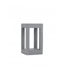 Bev Outdoor Pedestal Light Grey Cement Glass LED 5W 200Lm 3000K IP65-1