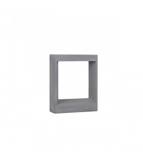 Cairo Outdoor Pedestal Light Grey Cement Glass LED 8W 380Lm 3000K IP65-1