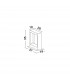 Cairo Outdoor Pedestal Light Grey Cement Glass LED 8W 380Lm 3000K IP65-6