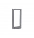 Cairo Outdoor Bollard Grey Cement Glass LED 8W 380Lm 3000K IP65-1