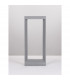 Cairo Outdoor Bollard Grey Cement Glass LED 8W 380Lm 3000K IP65-3
