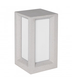 Castro Outdoor Pedestal Light White Sandstone LED E27 IP65-1