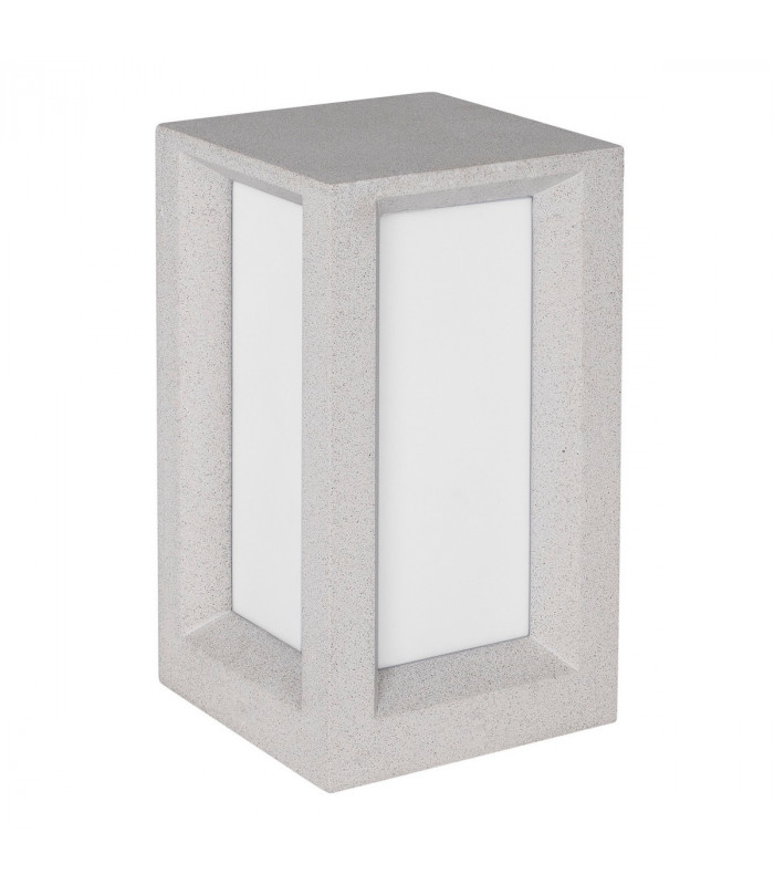 Castro Outdoor Pedestal Light White Sandstone LED E27 IP65-1