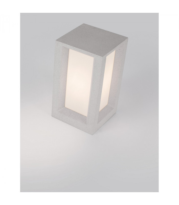 Castro Outdoor Pedestal Light White Sandstone LED E27 IP65-5