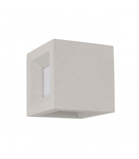 Castro Outdoor Modern Wall Lamp White Sandstone LED E27 IP65-1