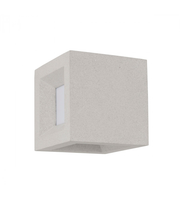 Castro Outdoor Modern Wall Lamp White Sandstone LED E27 IP65-1