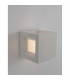 Castro Outdoor Modern Wall Lamp White Sandstone LED E27 IP65-3