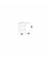 Castro Outdoor Modern Wall Lamp White Sandstone LED E27 IP65-7