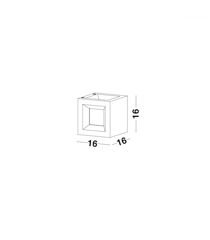 Castro Outdoor Modern Wall Lamp White Sandstone LED E27 IP65-7
