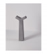 Aran 2 Light Outdoor Bollard Grey Cement Glass LED 2x5W 850Lm 3000K IP65-4