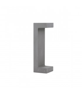 Aran Outdoor Bollard Grey Cement Glass LED 8W 380Lm 3000K IP65-1
