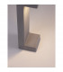Aran Outdoor Bollard Grey Cement Glass LED 8W 380Lm 3000K IP65-5