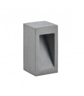 Barco Outdoor Pedestal Light Grey Cement Glass LED 6W 450Lm 3000K IP65-1