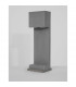 Grante 2 Light Outdoor Bollard Grey Concrete Aluminium LED GU10 2x10W IP65-4
