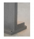 Grante 2 Light Outdoor Bollard Grey Concrete Aluminium LED GU10 2x10W IP65-5