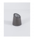 Fox Outdoor Pedestal Light Dark Grey Sandstone Glass LED GU10 1x7W IP65-3