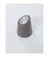 Fox Outdoor Pedestal Light Dark Grey Sandstone Glass LED GU10 1x7W IP65-5