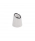Fox Outdoor Pedestal Light White Sandstone Glass LED GU10 1x7W IP65-1