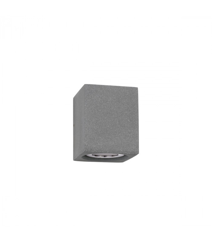 Emile Outdoor Down Wall Lamp Grey Cement Glass LED 5W 200Lm 3000K IP65-1