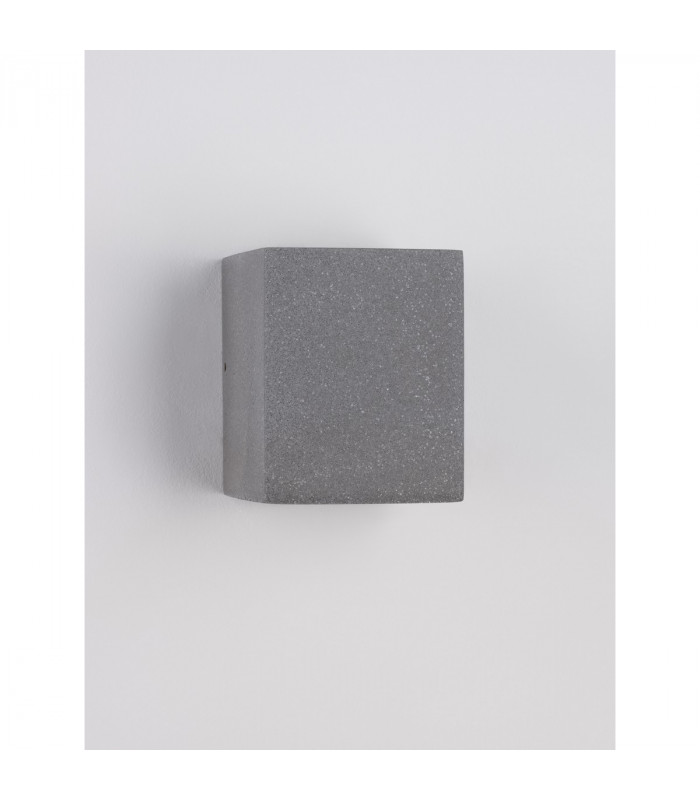 Emile Outdoor Down Wall Lamp Grey Cement Glass LED 5W 200Lm 3000K IP65-3