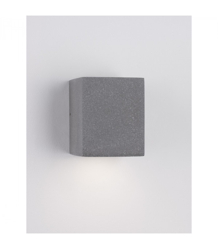 Emile Outdoor Down Wall Lamp Grey Cement Glass LED 5W 200Lm 3000K IP65-4