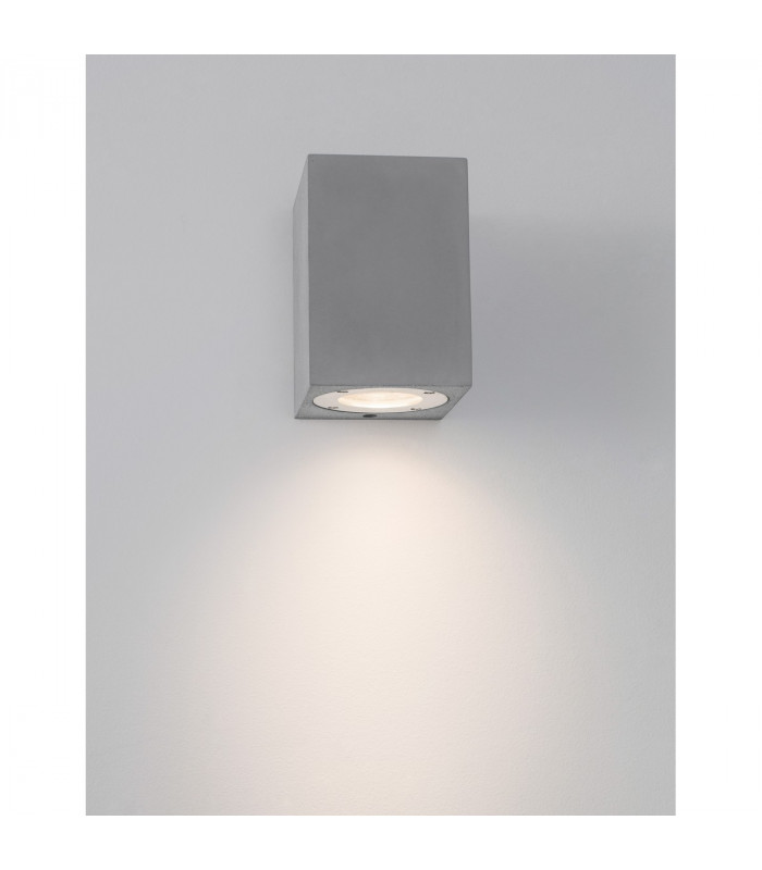 Fuento Outdoor Down Wall Lamp Grey Concrete Glass LED GU10 1x7W IP65-2