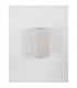 Fuento 2 Light Outdoor Up Down Wall Lamp White Sandstone Glass LED GU10 2x7W IP65-3