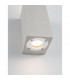 Fuento 2 Light Outdoor Up Down Wall Lamp White Sandstone Glass LED GU10 2x7W IP65-6