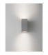 Fuento 2 Light Outdoor Up Down Wall Lamp Grey Concrete Glass LED GU10 2x7W IP65-6