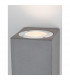 Fuento 2 Light Outdoor Up Down Wall Lamp Grey Concrete Glass LED GU10 2x7W IP65-7