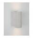 Lido 2 Light Up & Down Wall Lamp White Sandstone Glass LED GU10 2x7W IP65-4