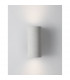 Lido 2 Light Up & Down Wall Lamp White Sandstone Glass LED GU10 2x7W IP65-6