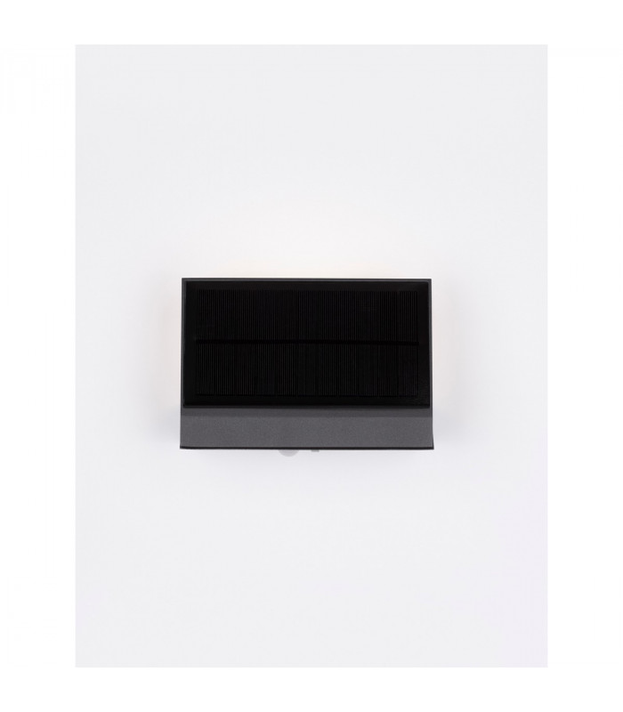 Prim Outdoor Motion Sensor Wall Lamp Anthracite Aluminium Clear Glass LED 2W 197Lm 3000K IP65-6