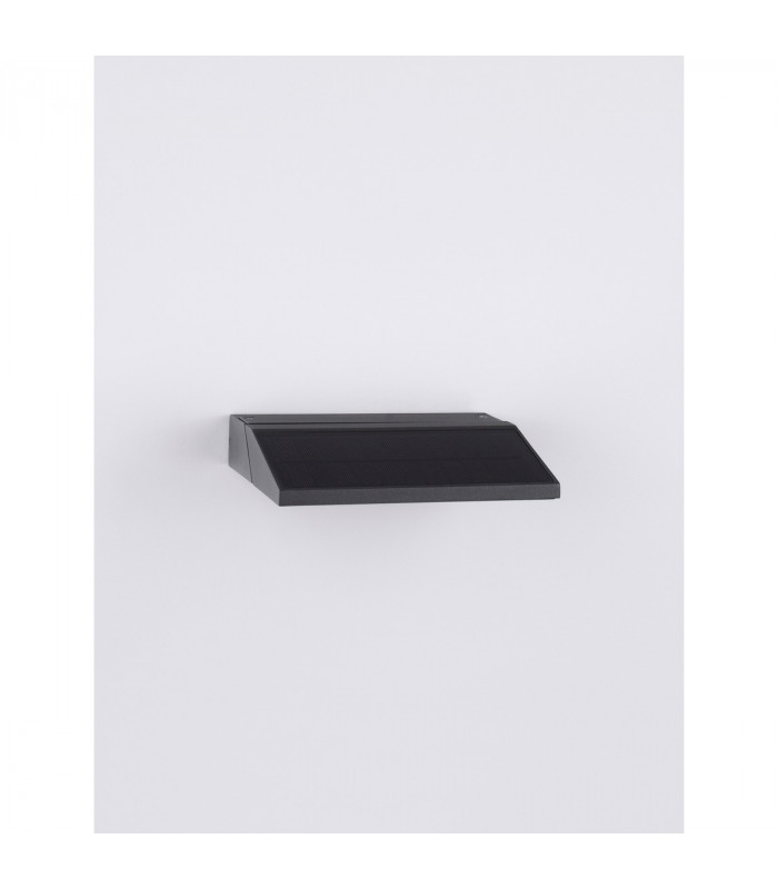 Prim Outdoor Motion Sensor Wall Lamp Anthracite Aluminium Clear Glass LED 2W 197Lm 3000K IP65-11