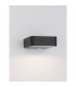 Trendo Outdoor Motion Sensor Wall Lamp Anthracite Aluminium Glass LED 2W 219Lm 3000K IP65 Switched-4