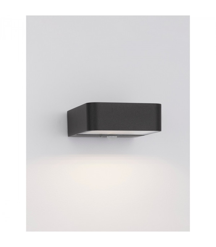 Trendo Outdoor Motion Sensor Wall Lamp Anthracite Aluminium Glass LED 2W 219Lm 3000K IP65 Switched-4