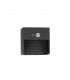 Marta Outdoor Motion Sensor Wall Lamp Anthracite Aluminium Glass LED 1W 57Lm 3000K IP65 Switched-1