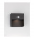 Marta Outdoor Motion Sensor Wall Lamp Anthracite Aluminium Glass LED 1W 57Lm 3000K IP65 Switched-2